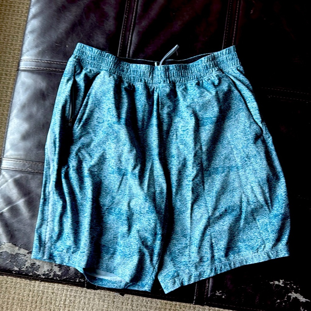 Men’s Linerless XL PaceBreaker LuLuLemon Shorts - Light Blue